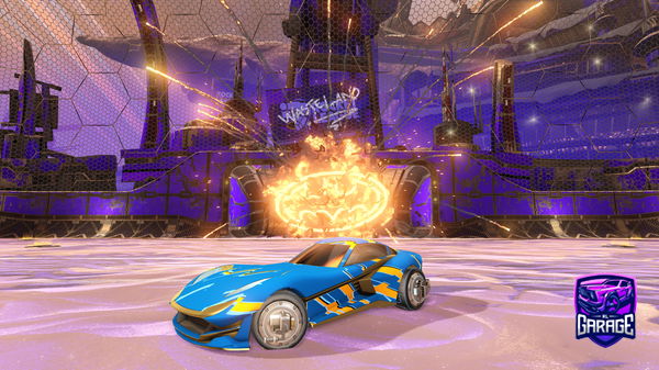 A Rocket League car design from Ebbzon