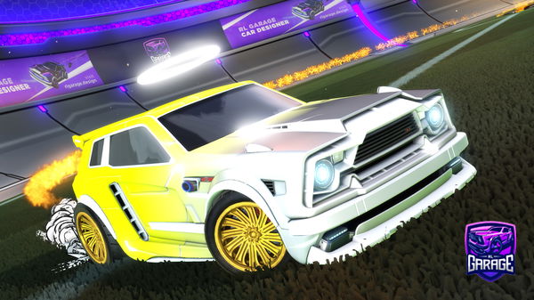 A Rocket League car design from RL-GHOST28