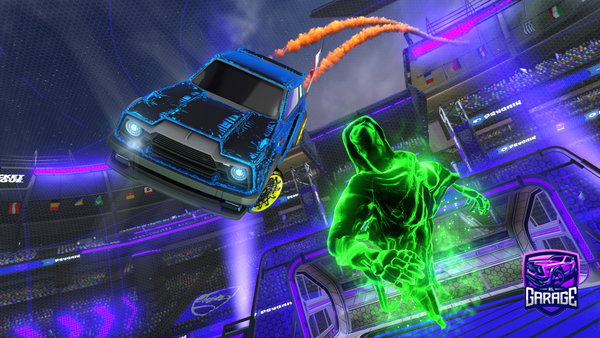 A Rocket League car design from Checkdown47