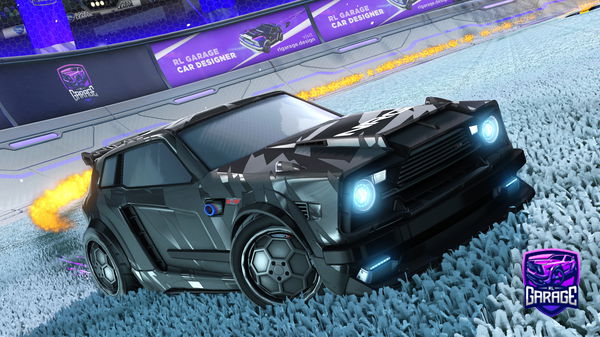 A Rocket League car design from Zenkaii