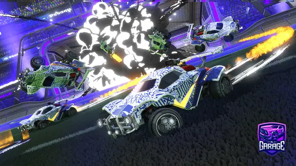 A Rocket League car design from Qaikozu