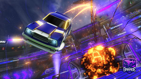 A Rocket League car design from 1shifty