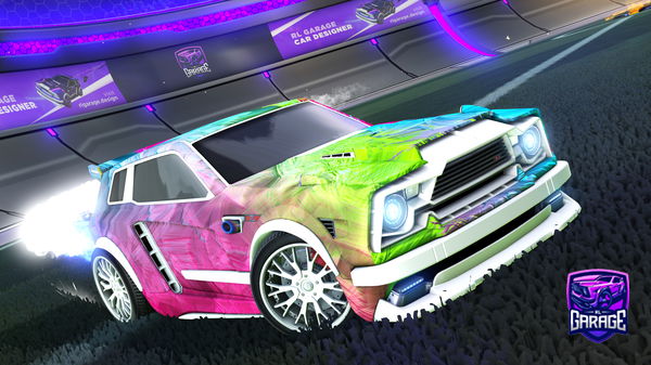 A Rocket League car design from SeeMyDescriptionPlz