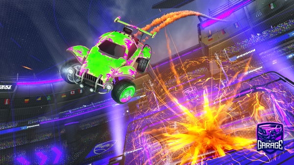 A Rocket League car design from Tiny_Man7