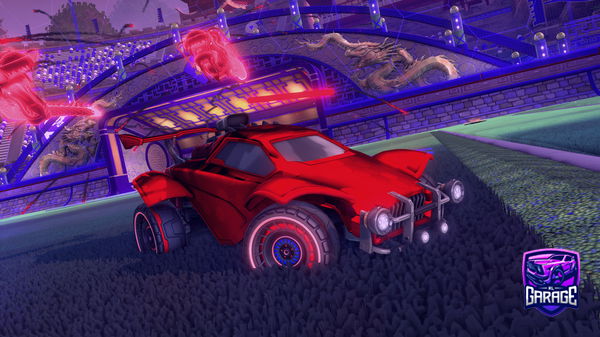 A Rocket League car design from fysion_yt