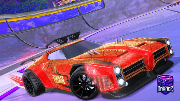 A Rocket League car design from abspielen