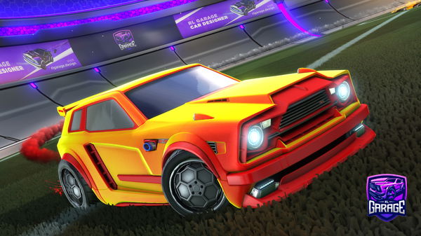 A Rocket League car design from StingyHornet