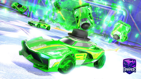 A Rocket League car design from dieguilin