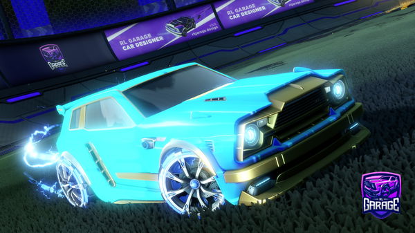 A Rocket League car design from DrAg0N75