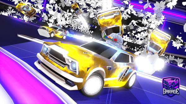 A Rocket League car design from ElPablo312