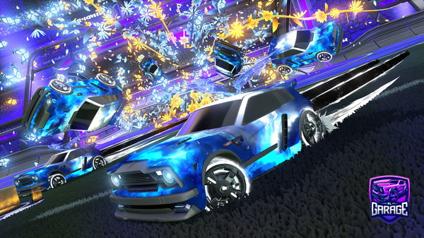 A Rocket League car design from SoraZora