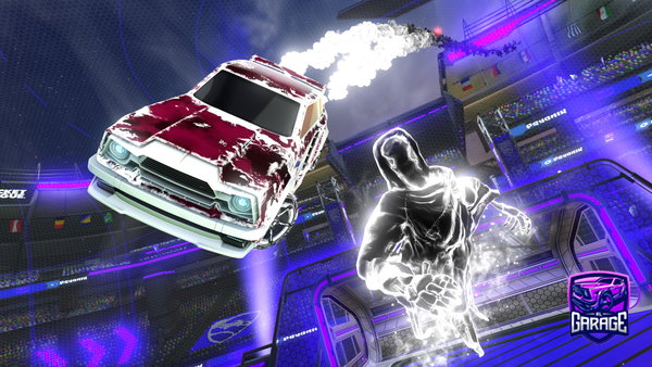 A Rocket League car design from TOXlCFLESH-