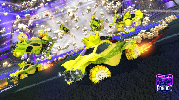 A Rocket League car design from DotFranci