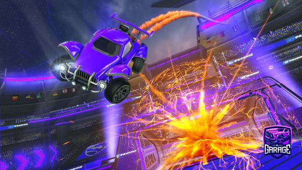 A Rocket League car design from TwitchFxShot