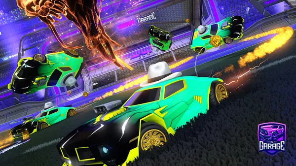 A Rocket League car design from Ninjax255