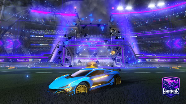 A Rocket League car design from fp19