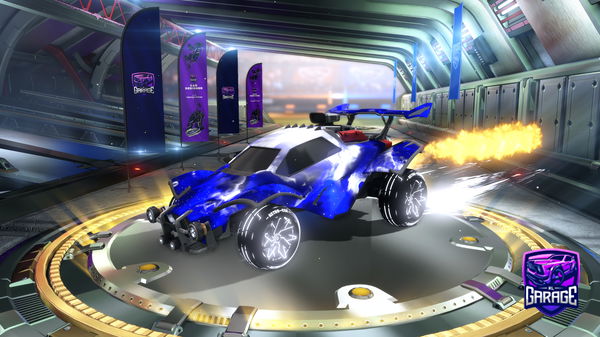 A Rocket League car design from V1P3RZ