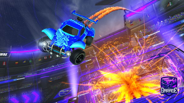 A Rocket League car design from FRAM3S