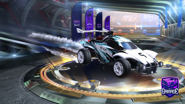 A Rocket League car design from Kujotaro