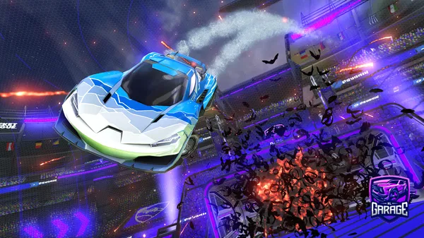 A Rocket League car design from z9skrkfdr