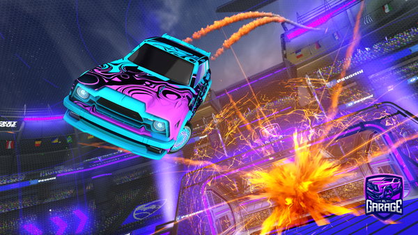 A Rocket League car design from Fajar
