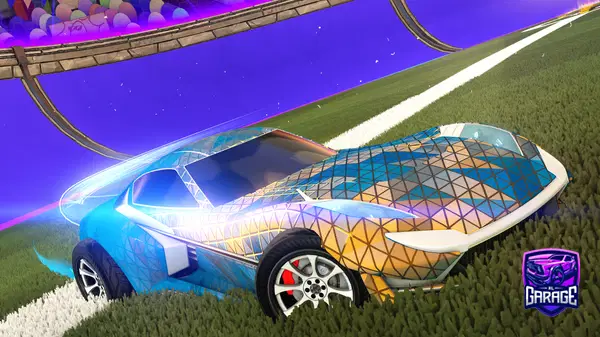 A Rocket League car design from KingCucumber