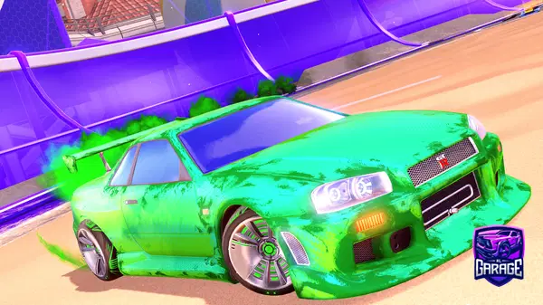 A Rocket League car design from erooogbj