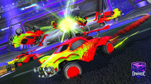 A Rocket League car design from fn_costco