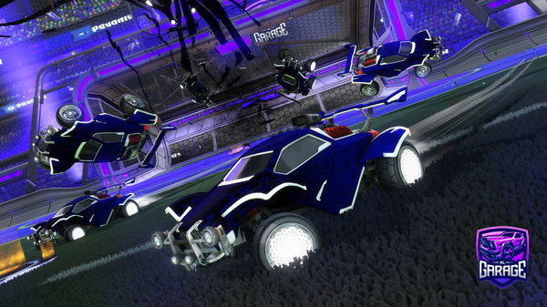 A Rocket League car design from Konamii