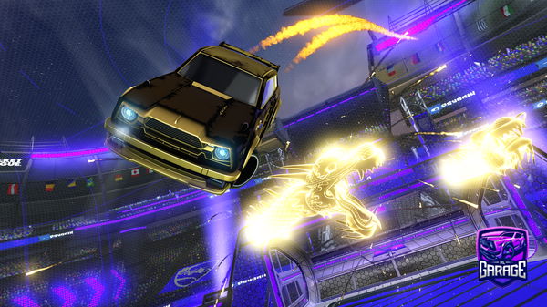 A Rocket League car design from JmbrtLck