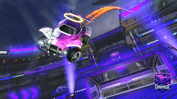 A Rocket League car design from Baviscoop