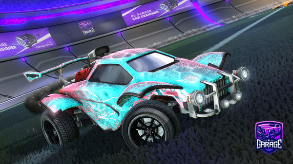 A Rocket League car design from Jakewh3