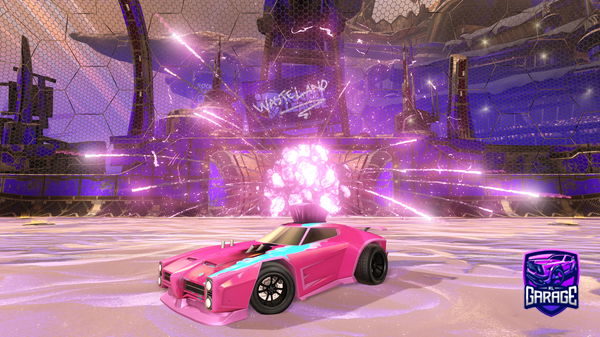 A Rocket League car design from GalaxyVerse