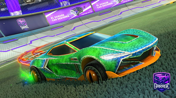 A Rocket League car design from G2186
