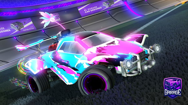 A Rocket League car design from MOZA_the_legend