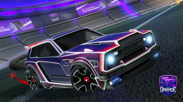 A Rocket League car design from glitchyrl