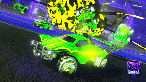 A Rocket League car design from Evelmpalo