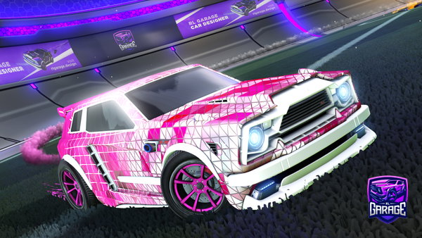 A Rocket League car design from Crackerpat