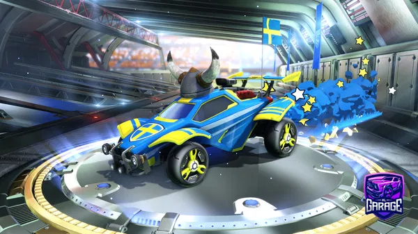 A Rocket League car design from TigerSakurai