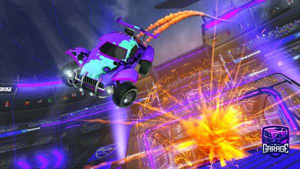 A Rocket League car design from Zerion1x