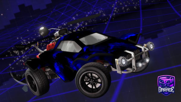 A Rocket League car design from BJM043