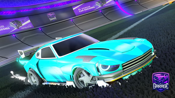 A Rocket League car design from STATS_WAAW