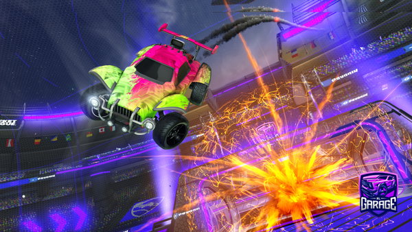 A Rocket League car design from FvriaSG