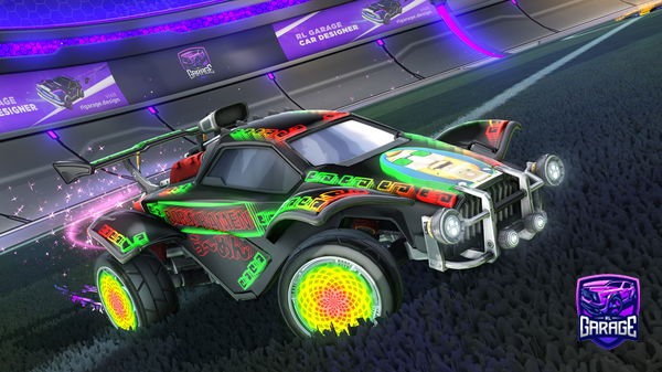 A Rocket League car design from SHG_Tenhex