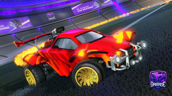 A Rocket League car design from Spyder342