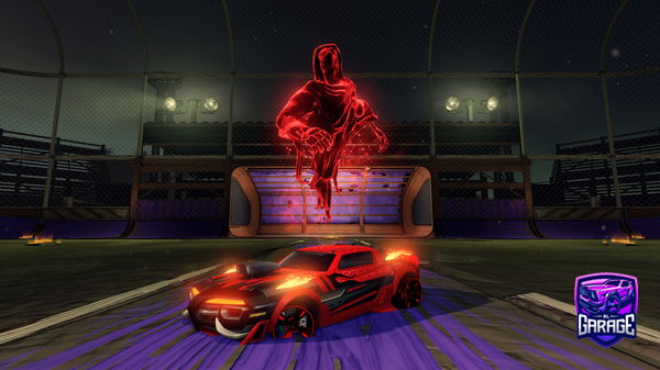 A Rocket League car design from stealthoxide9