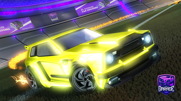 A Rocket League car design from Fallus