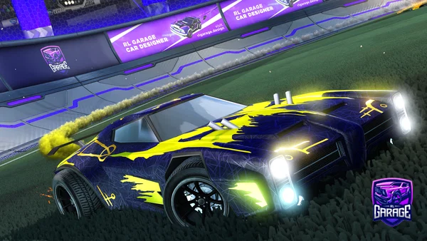 A Rocket League car design from iteachii