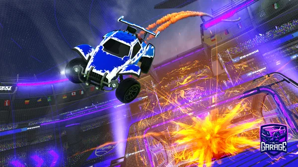 A Rocket League car design from Soke