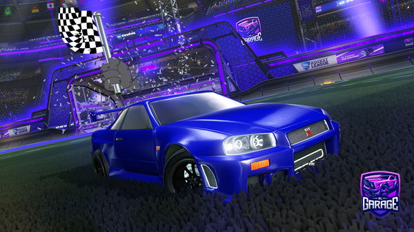 A Rocket League car design from PwrRJSB